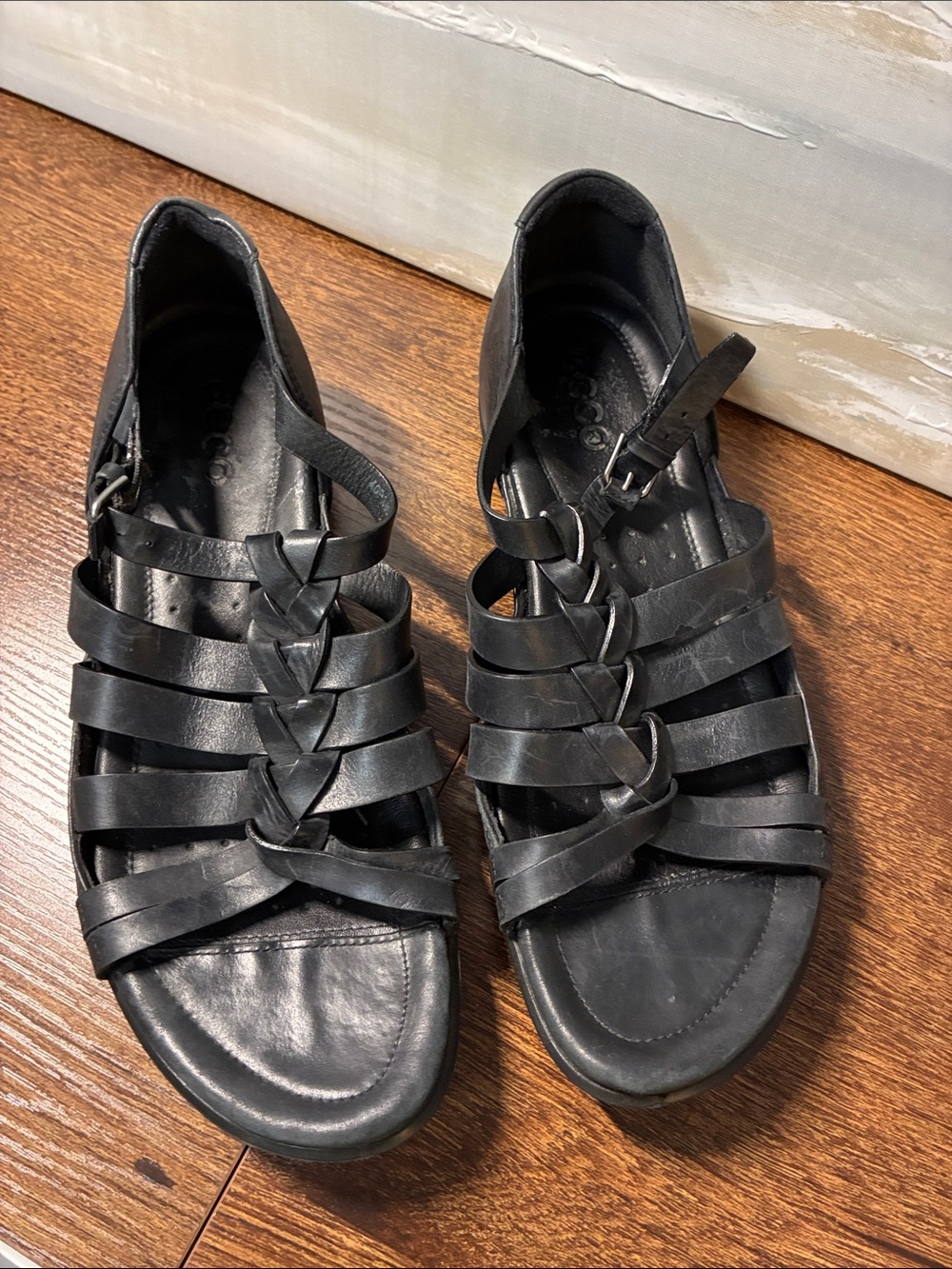Ecco Strap Black Women's Sandals